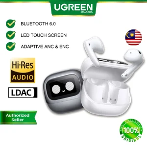 UGREEN EchoBuds Magic Active Noise Cancelling Earbuds with Smart Touchscreen