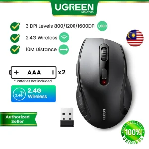 UGREEN Wireless Ergonomics Mouse with Bluetooth